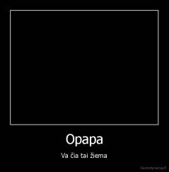 Opapa - Va čia tai žiema