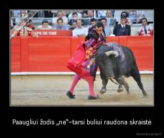 Paaugliui žodis „ne“–tarsi buliui raudona skraistė - 