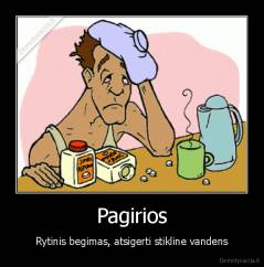Pagirios - Rytinis begimas, atsigerti stikline vandens