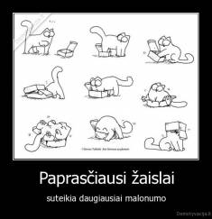 Paprasčiausi žaislai - suteikia daugiausiai malonumo