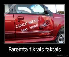 Paremta tikrais faktais - 