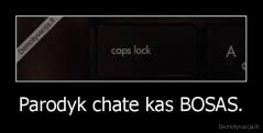 Parodyk chate kas BOSAS. - 