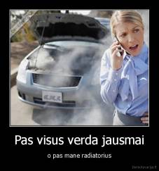 Pas visus verda jausmai - o pas mane radiatorius