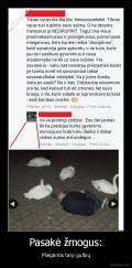 Pasakė žmogus: - Miegantis tarp gulbių