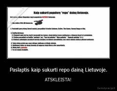 Paslaptis kaip sukurti repo dainą Lietuvoje. - ATSKLEISTA!