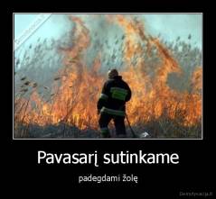 Pavasarį sutinkame - padegdami žolę