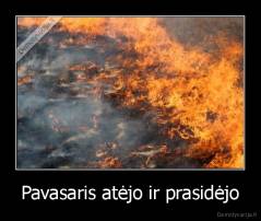 Pavasaris atėjo ir prasidėjo - 
