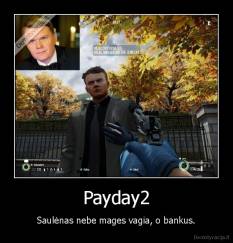 Payday2 - Saulėnas nebe mages vagia, o bankus.