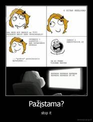 Pažįstama? - stop it
