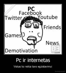 Pc ir internetas - Viskas ko reikia tavo egzistavimui