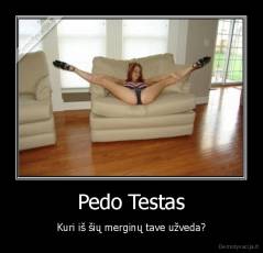 Pedo Testas - Kuri iš šių merginų tave užveda?