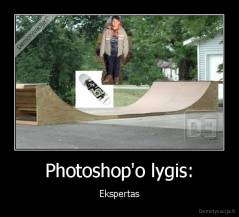 Photoshop'o lygis: - Ekspertas