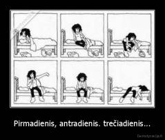 Pirmadienis, antradienis. trečiadienis... - 