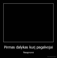 Pirmas dalykas kurį pagalvojai - Nesąmonė