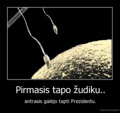 Pirmasis tapo žudiku.. - antrasis galėjo tapti Prezidentu.