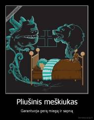 Pliušinis meškiukas - Garantuoja gerą miegą ir sapną