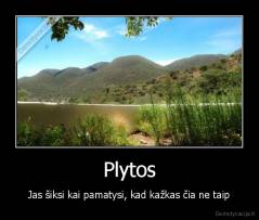 Plytos - Jas šiksi kai pamatysi, kad kažkas čia ne taip