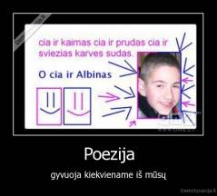 Poezija - gyvuoja kiekviename iš mūsų