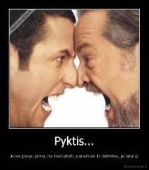 Pyktis... - Jei esi įpykęs, pirma, nei imsi kalbėti, suskaičiuok iki dešimties, jei labai įp