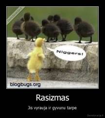 Rasizmas - Jis vyrauja ir gyvunu tarpe