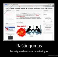 Raštingumas - lietuvių verslininkams nereikalingas