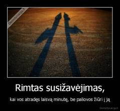 Rimtas susižavėjimas, - kai vos atradęs laisvą minutę, be paliovos žiūri į ją
