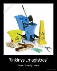 Rinkinys „magistras“ - Kaina: 5 studijų metai