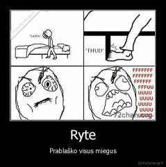 Ryte - Prablaško visus miegus