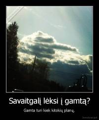 Savaitgalį lėksi į gamtą? - Gamta turi kiek kitokių planų.