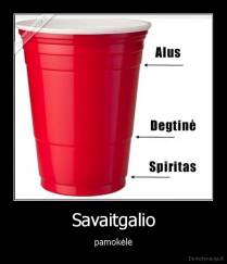 Savaitgalio - pamokėlė