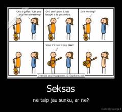 Seksas - ne taip jau sunku, ar ne?