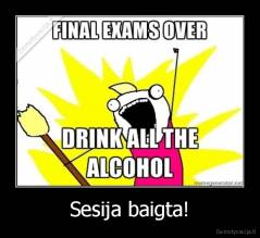 Sesija baigta! - 