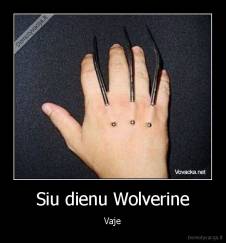 Siu dienu Wolverine - Vaje