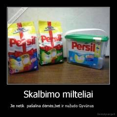 Skalbimo milteliai - Jie netik  pašalina dėmės,bet ir nužudo Gyvūnus          