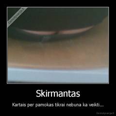 Skirmantas - Kartais per pamokas tikrai nebuna ka veikti...