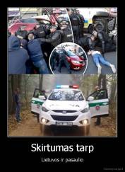 Skirtumas tarp - Lietuvos ir pasaulio