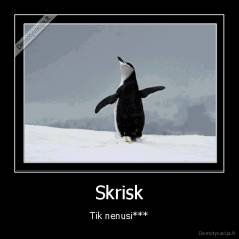 Skrisk - Tik nenusi***