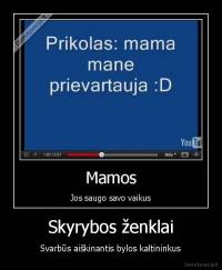 Skyrybos ženklai - Svarbūs aiškinantis bylos kaltininkus