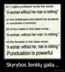 Skyrybos ženklų galia... - 