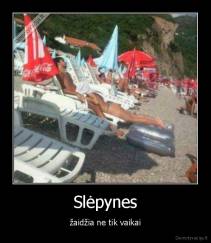 Slėpynes - žaidžia ne tik vaikai
