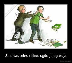Smurtas prieš vaikus ugdo jų agresija - 