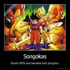 Songokas - Duodu 80% kad bandete buti Songoku.