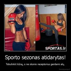 Sporto sezonas atidarytas! - Tobulinkit kūną, o ne skonio receptorius gerdami alų.