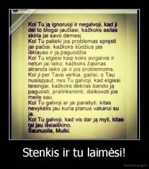 Stenkis ir tu laimėsi! - 