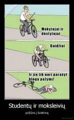 Studentų ir moksleivių - požiūris į švietimą