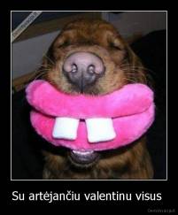 Su artėjančiu valentinu visus  - 