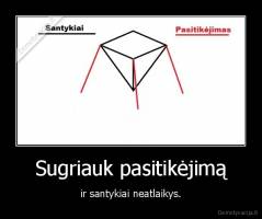 Sugriauk pasitikėjimą - ir santykiai neatlaikys.