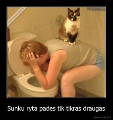 Sunku ryta pades tik tikras draugas - 