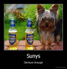 Sunys - Geriausi draugai