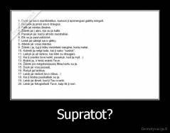 Supratot? - 